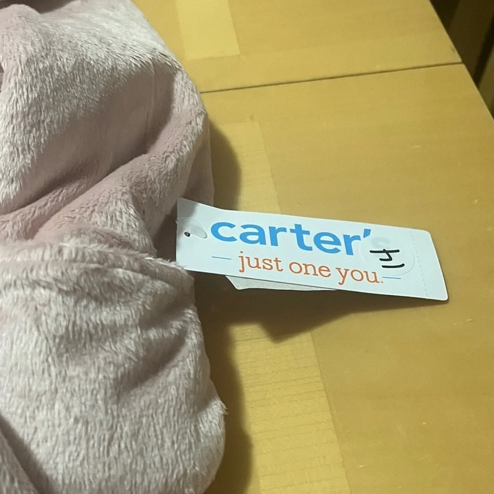Carter's Soft Pink Bear Footie